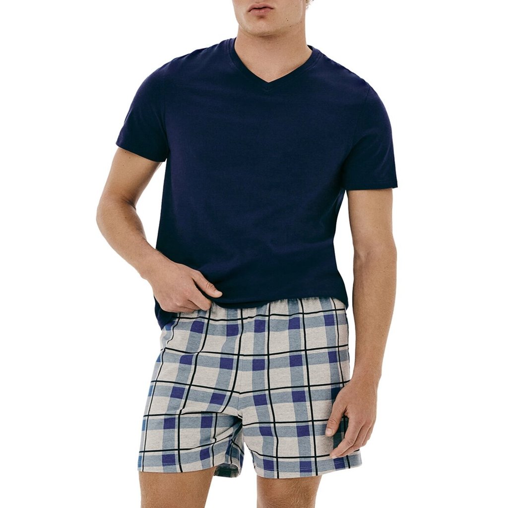 Pijama Masculino Curto Hering 76wx em Oferta na Shopee