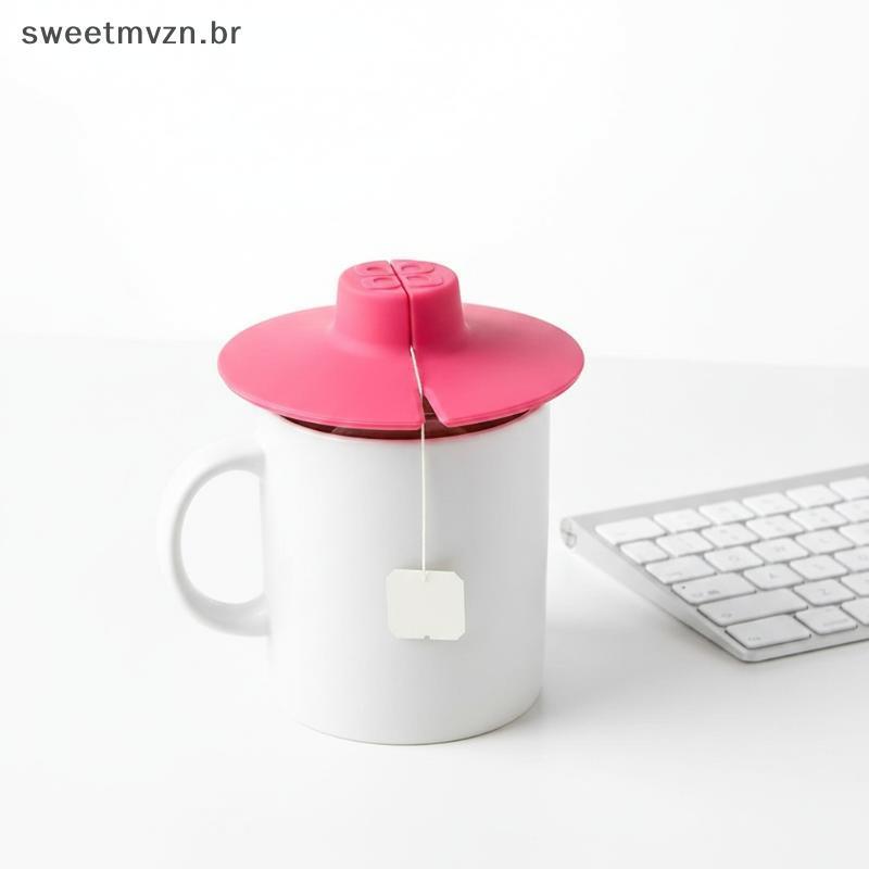 sweetmvzn Suporte De Saco De Chá De Silicone Reutilizável Com Alça Espremedor Capa De Caneca Perfeita Para Amantes Café 