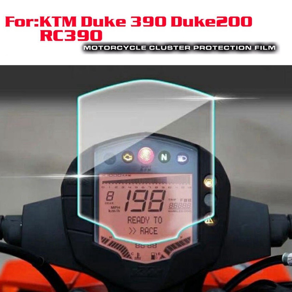Motor Cristal TPU Cluster Filme De Risco Velocímetro Protetor De Tela Para KTM DUKE 200 390 RC390 13-16