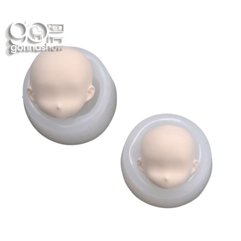 Gonzalo Molde Facial Silicone Profissional Para Escultura Detalhada Cabeça Boneca Argila E Arte Cozimento