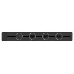 Trilho de Energia 2/3 Tomadas USB Tipo C 50/80cm Régua Extensão Modular Parede Alumínio