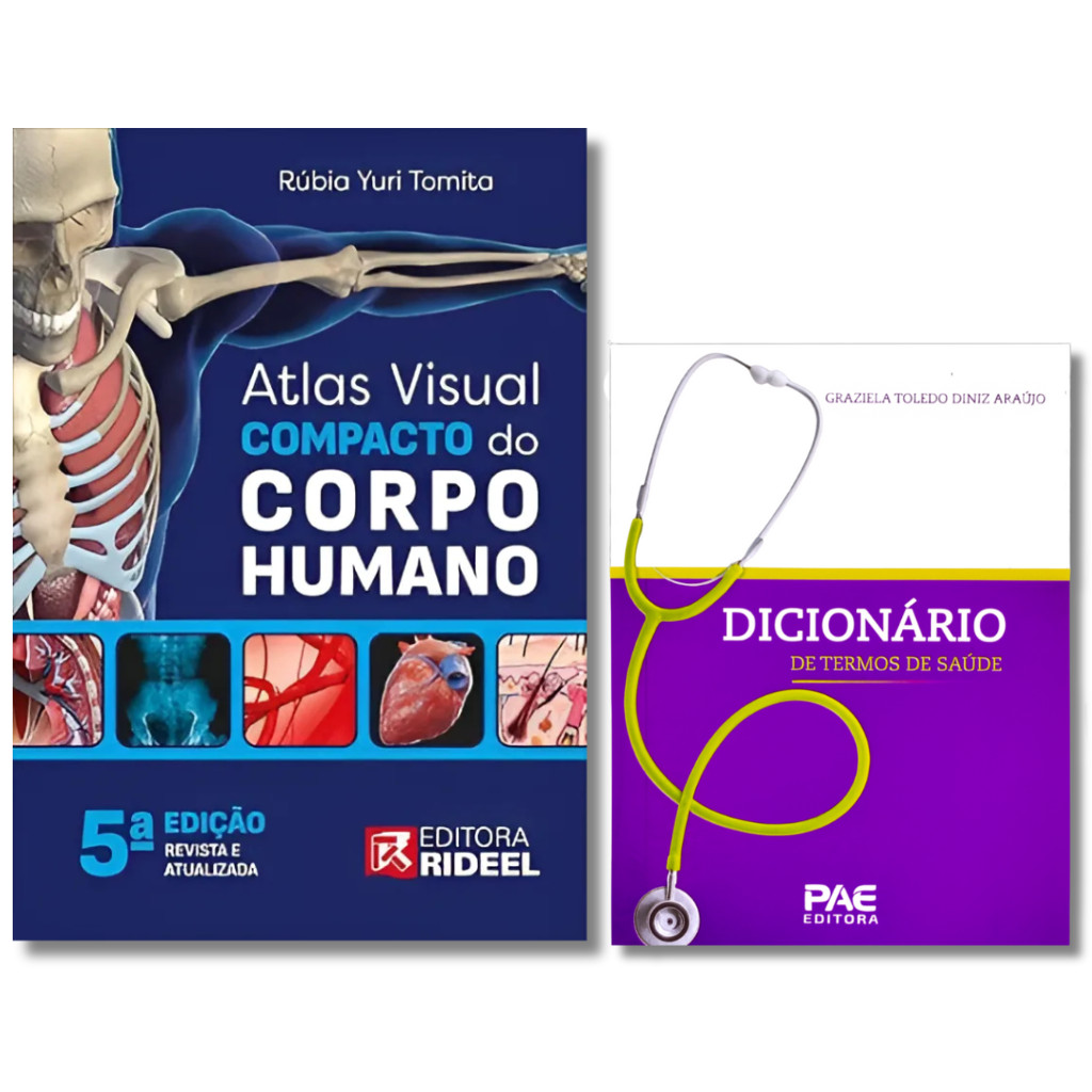 Atlas Compacto do Corpo Humano + Dicionário de Termos Enfermagem (Terminologia)