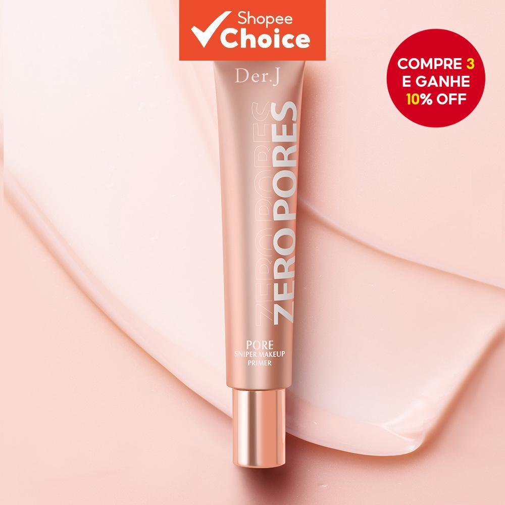 Der.j Zero Pore Soft Focus Primer e Base 30ml Menina BB Cream Hidratante Natural