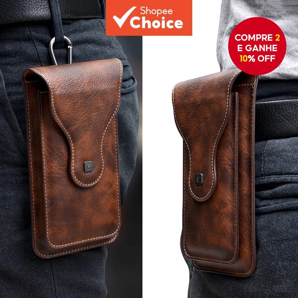 VIETAO Cinto Clipe Saco da Cintura Carteira Caso de Telefone 2 Bolsas Universal Couro VIETAO Cinto Clipe Saco da Cintura Carteira Caso de Telefone 2 Bolsas Universal Couro