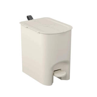 Lixeira Coza Borboleta com Pedal 6 Litros Light Gray com Alça Cinza Chumbo Brinox - 10660/0468 em Oferta na Shopee