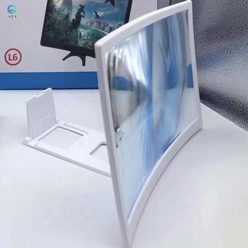 [ala] Amplificador 3D HD De Tela Grande De 12 Polegadas Curva Lupa De Celular Smartphone De Vídeo Stand Holder [Venda Qu — imagem 2 de 2