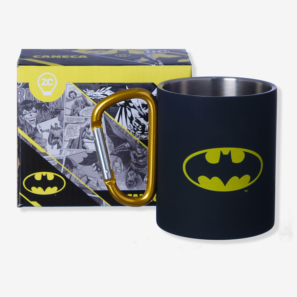 Caneca Mosquetão Batman - DC em Oferta na Shopee