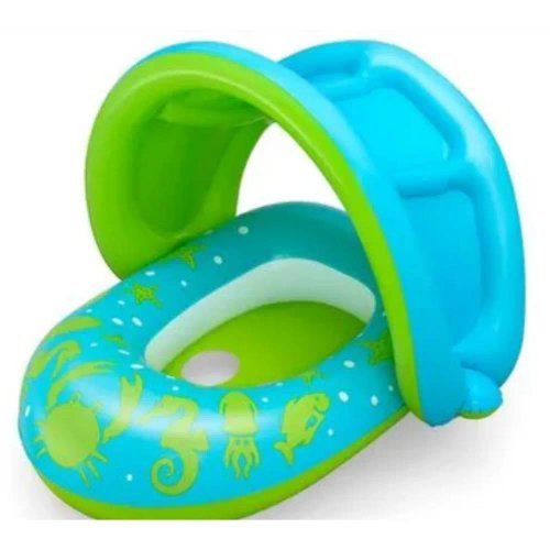 Boia Bote Infantil Piscina Lazer Seguro Divertido Resistente Caranguejo Verde