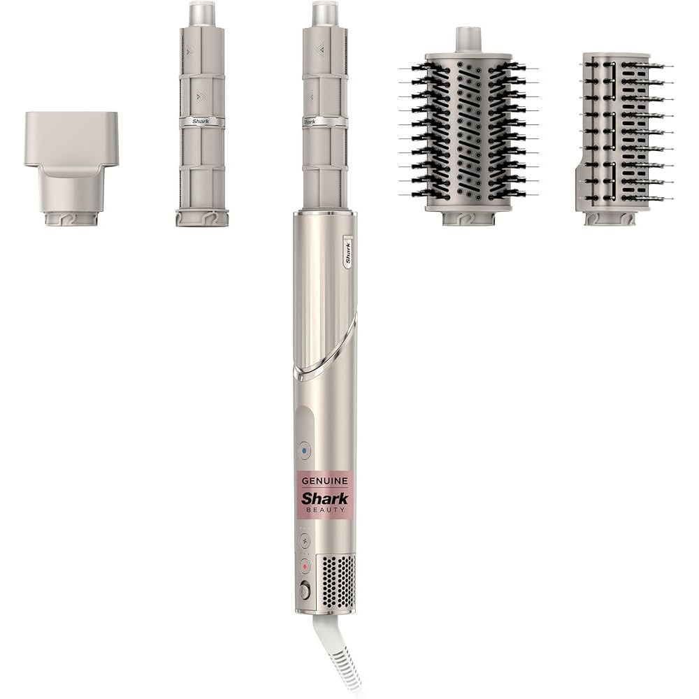 Modelador Shark FlexStyle Lisos e Ondulados com 95°C de Temperatura Máxima Branco 127V em Oferta na Shopee