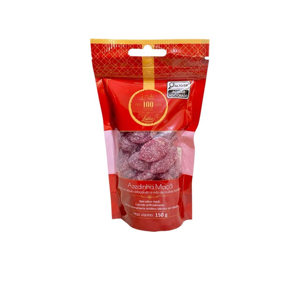 Bala Lalka Azedinha Maçã 100 Anos 150g