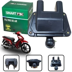 FILTRO DE AR COMPLETO + CAIXA SMARTFOX SHINERAY XY50Q PHOENIX 50 TODOS ANOS