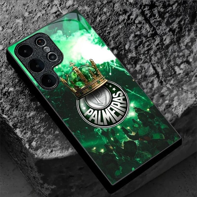 Palmeiras fc 03 design Capa De Telefone De Vidro Para Samsung Galaxy S20 S21 S22 S23 S24 S25 Ultra Plus S23FE S24FE A53 