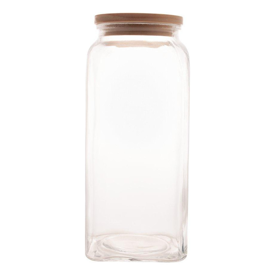 Porta Mantimento Lyor De Vidro Incolor 1,8l Transparente