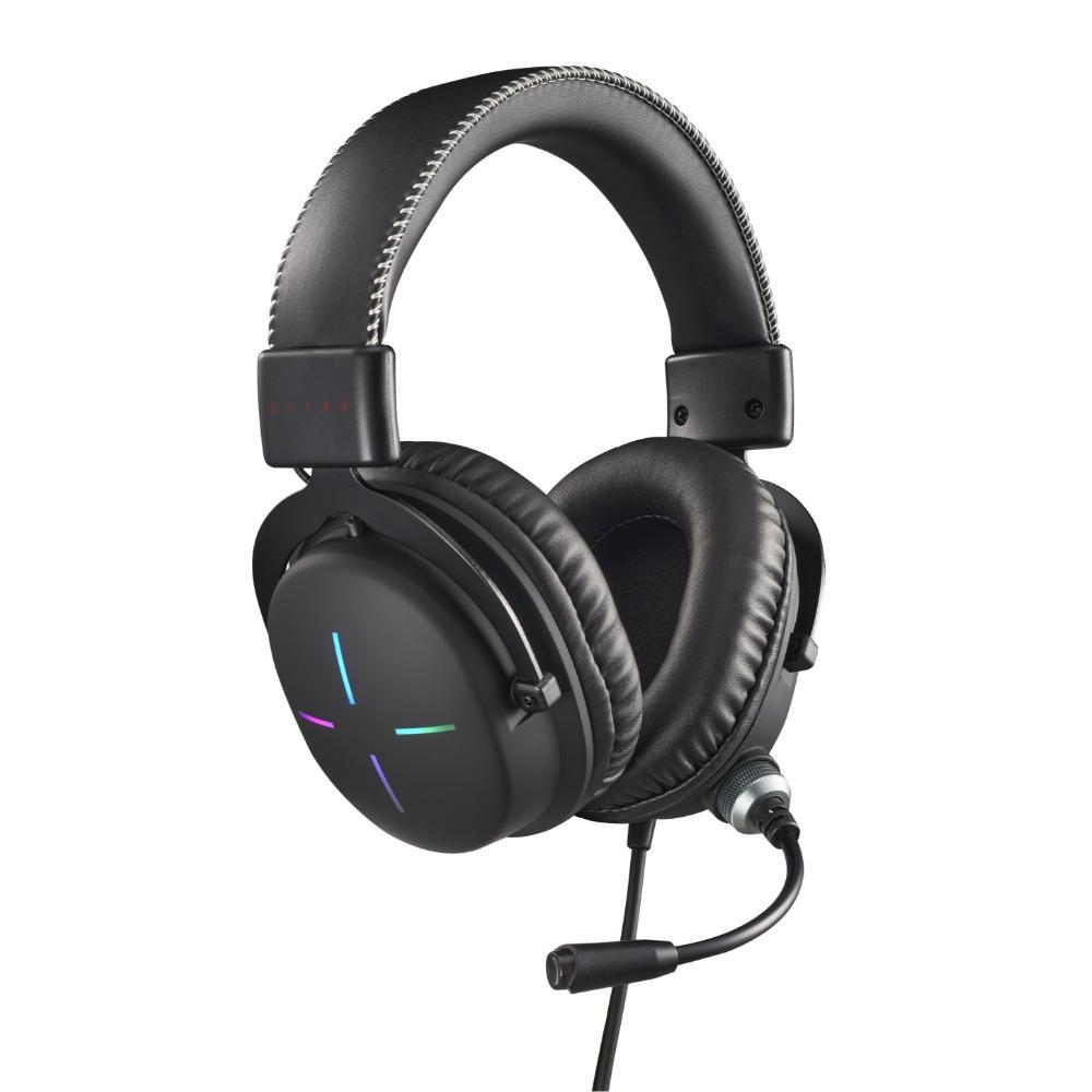 Headset Gamer Nitro NHW200 design over-ear RGB com Microfone