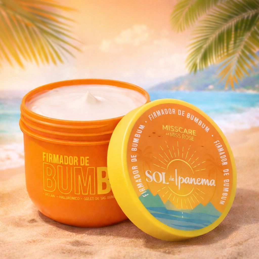 Creme Firmador de Bumbum Sol de Ipanema Hidratação Intensa Miss Care By Miss Rose 200G