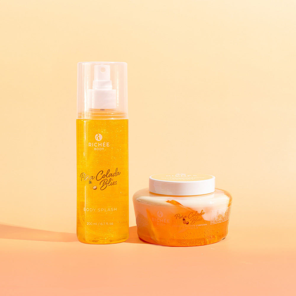 Richée Body Kit Geleia Hidratante e Body Splash Piña Colada