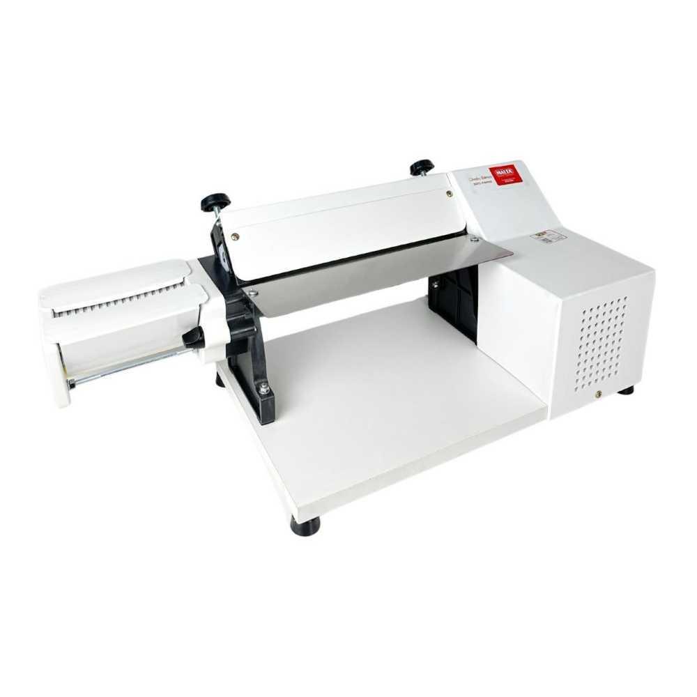 Cilindro Laminador para Massas Elétrico 28cm Branco com Talharim Bivolt - Malta