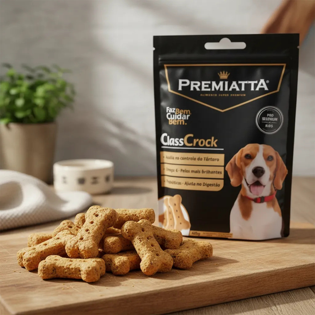 Biscoito Super Premium Premiatta Classcrock Para Cães 400gr