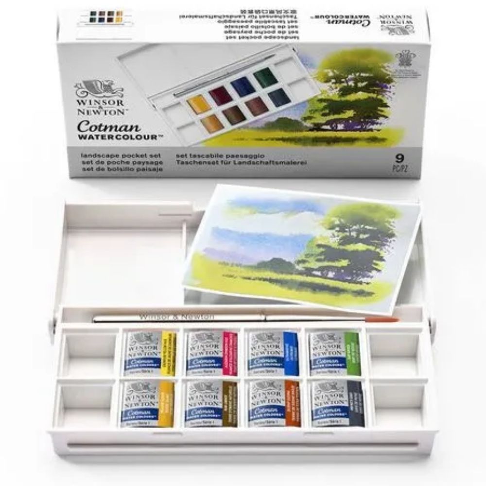 Pastilha Aquarela Cotman Landscape Winsor e Newton 0390673