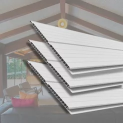 Kit 30m² Forro de PVC 8MMX20CMX3M(6m²) Branco Permatti Branco