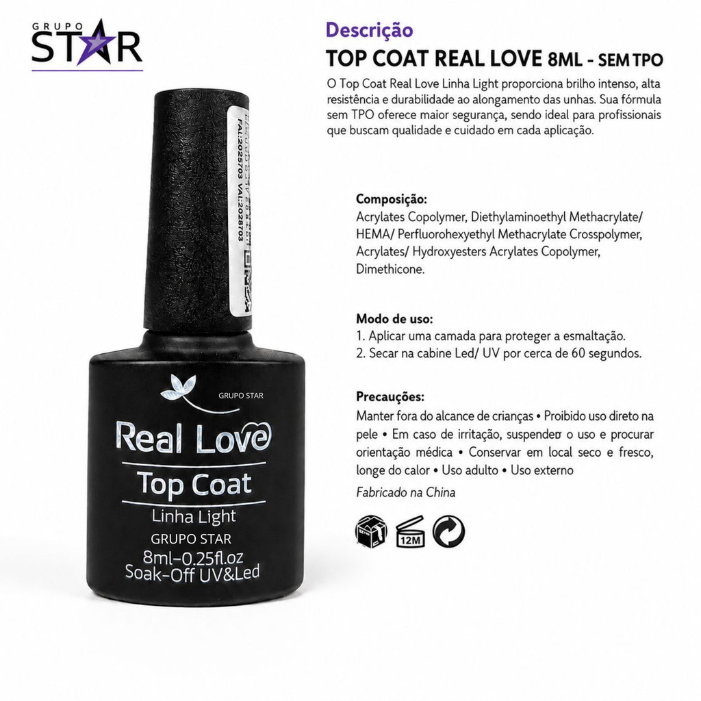 kit Preparação de Unha Completo 5 Peças - Real Love — imagem 2 de 2