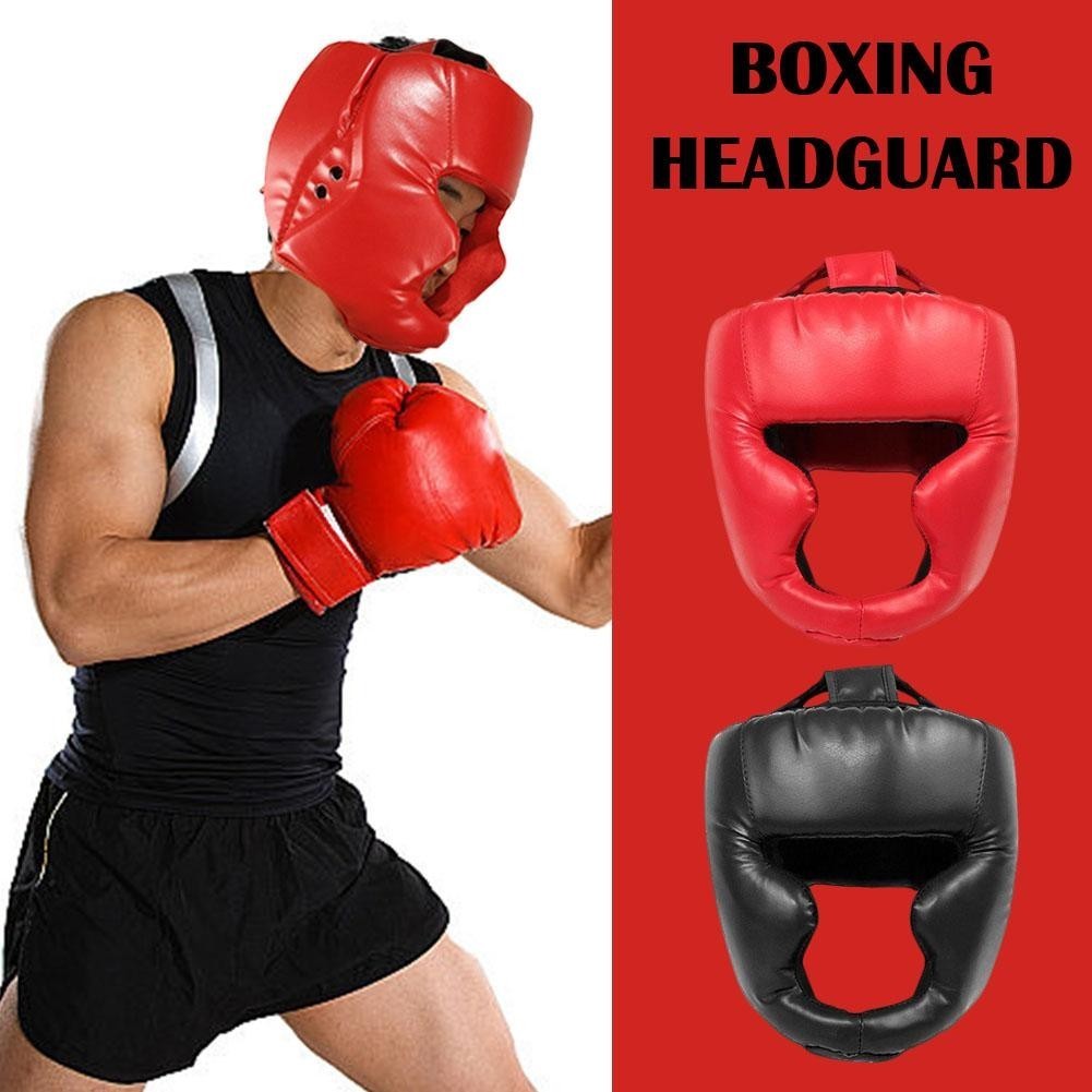 Capacete De Boxe Pu Coberto Com Ull , Crianças , Adultos , Muay Thai , Equipamento De Ginástica , Arnês , Taekwondo , Sp