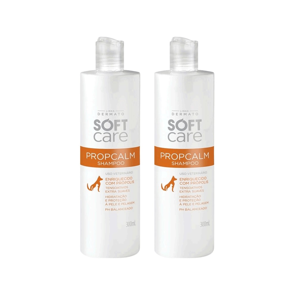 Shampoo Propcalm 300ml - Soft Care - 2 Unidades