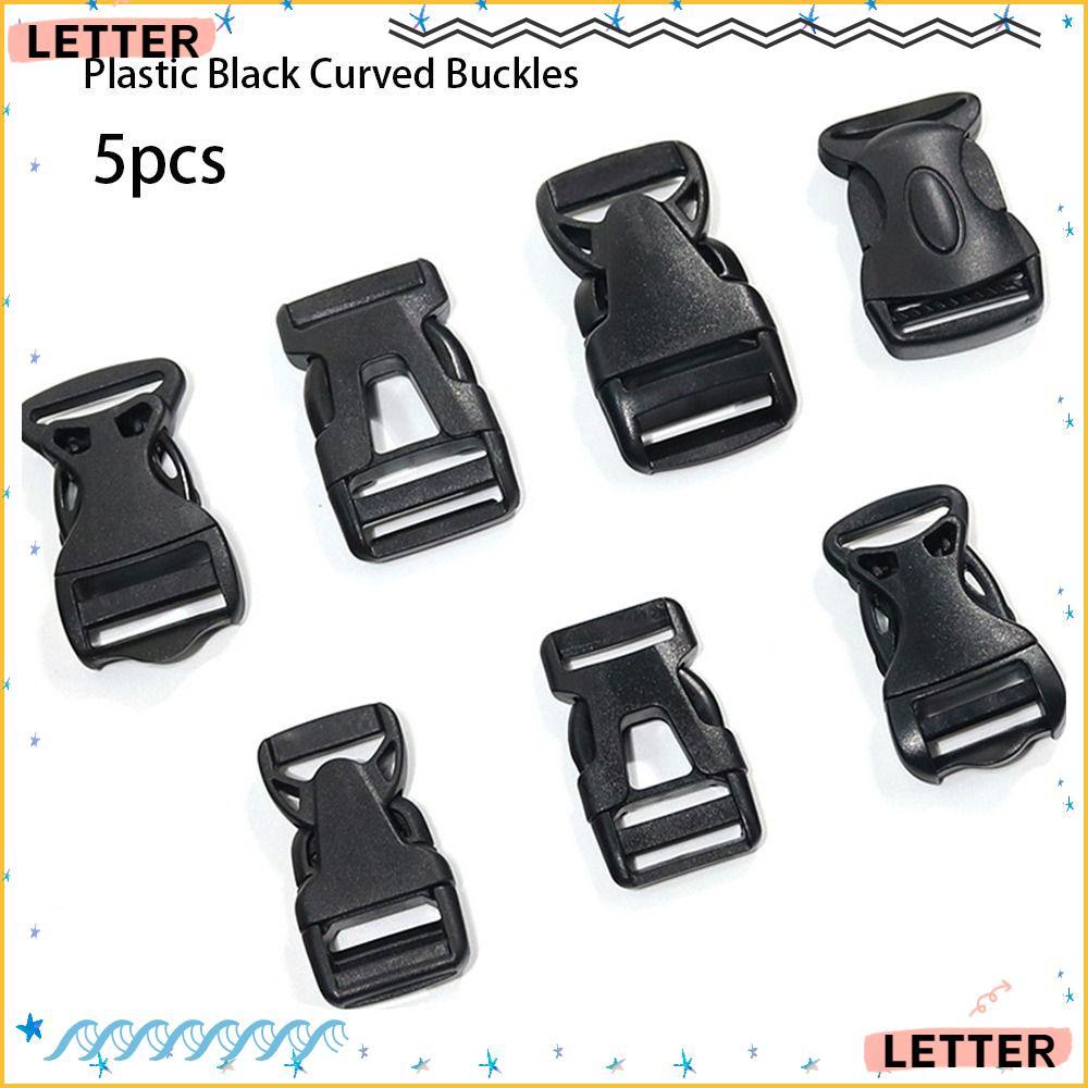 Carta 5 Pçs Fivelas De Liberação Lateral Ajustável Saco Cinta Webbing Ferragem Duplo Paracord Pulseira Bloqueio