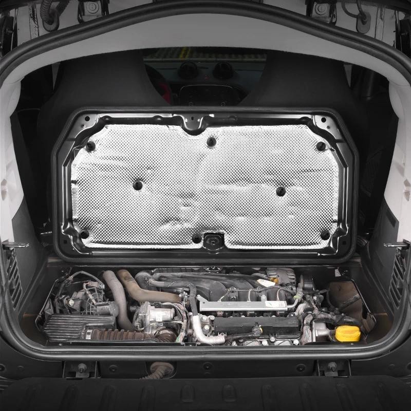 Isolamento De Ruído Do Carro Calor Som Amortecimento Esteira Auto Capô Motor Acústico Firewall Almofada Para Smart 453 F