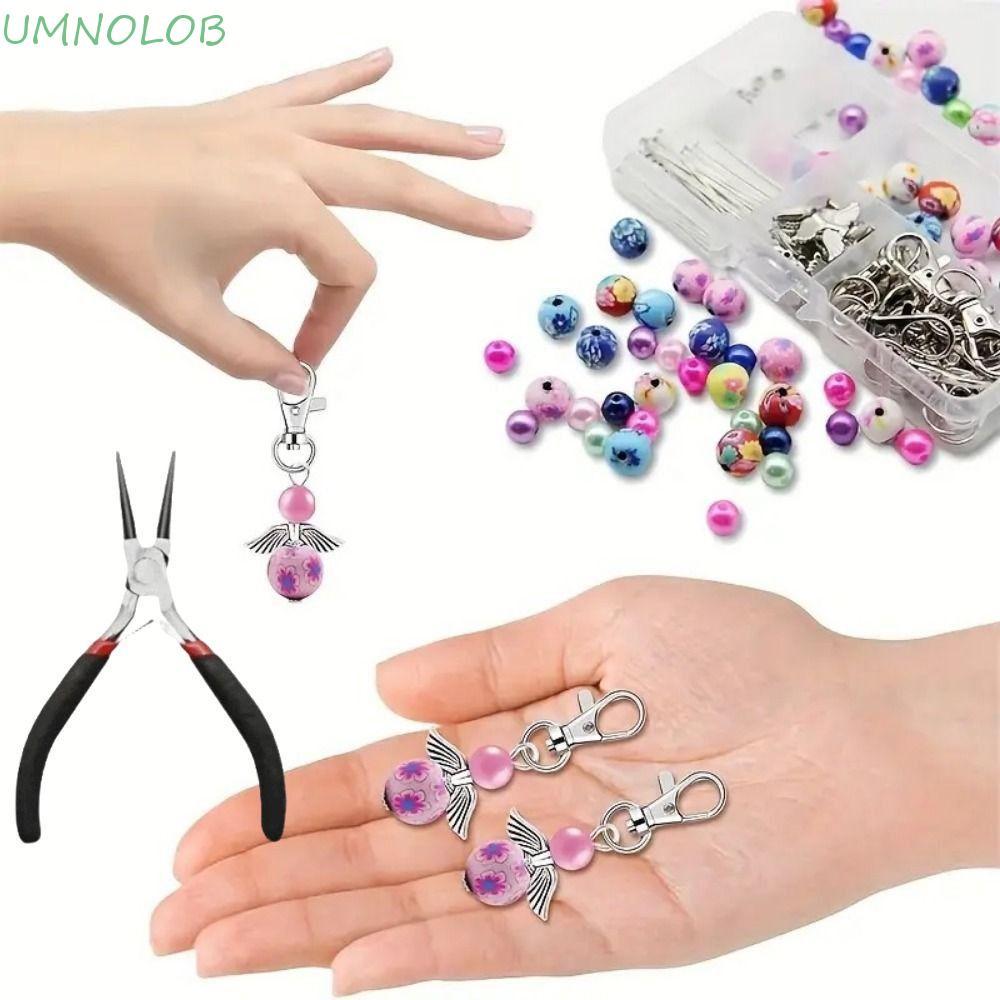 UMNOLOB 30 Pçs/Set Anjo Encantos Chaveiro Conjunto , Criativo DIY Da Guarda Pingente , Cor Aleatória