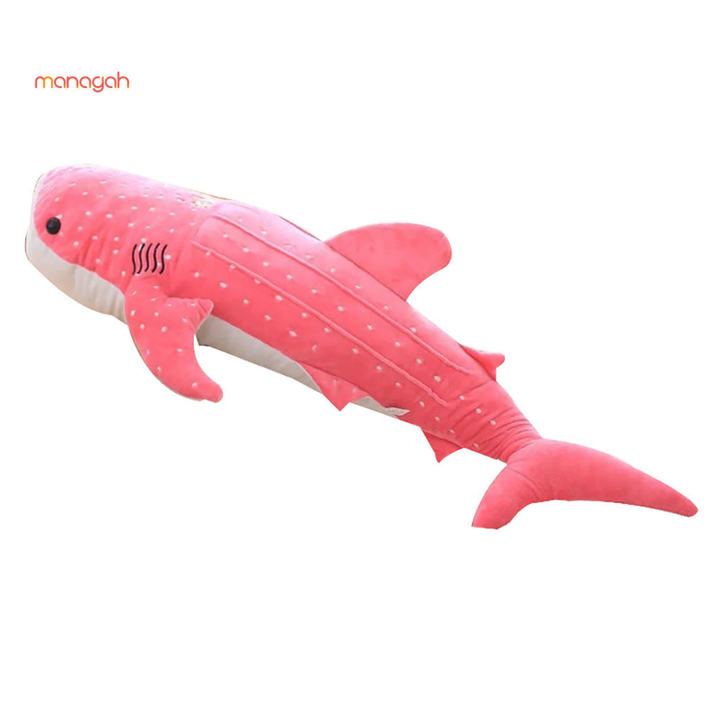 Brinquedo de pelúcia de tubarão fofo, boneco de peixe de pelúcia grande, baleia de pelúcia, presente de aniversário para