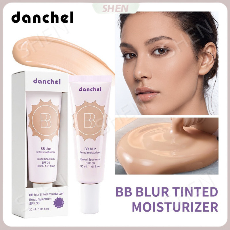 Maquiagem danchel BB Blurry Colorido Creme Hidratante Efeito Segurar Base de Maquiagem Sedosa Fácil de Empurrar