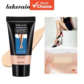 Lakerain Maquiagem para Pernas Corretivo à Prova d'Água Uniformiza o Tom de Pele Creme pa…