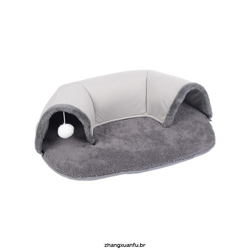 Ellipses Pet Gato Túnel Interativo Jogar Brinquedo Cama De Dupla Utilização Furões Coelho Túneis Brinquedos Internos Cas