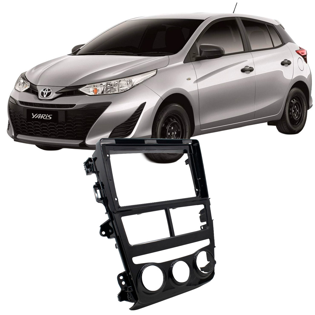 Moldura Multimidia 9 Polegadas Toyota Yaris 2018 A 2021 em Oferta na Shopee