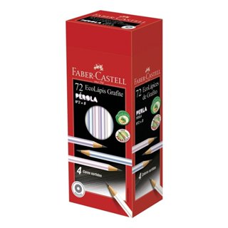 Lápis Faber Castell Grafite Preto Pérola - Embalagem com 72 Unidades em Oferta na Shopee