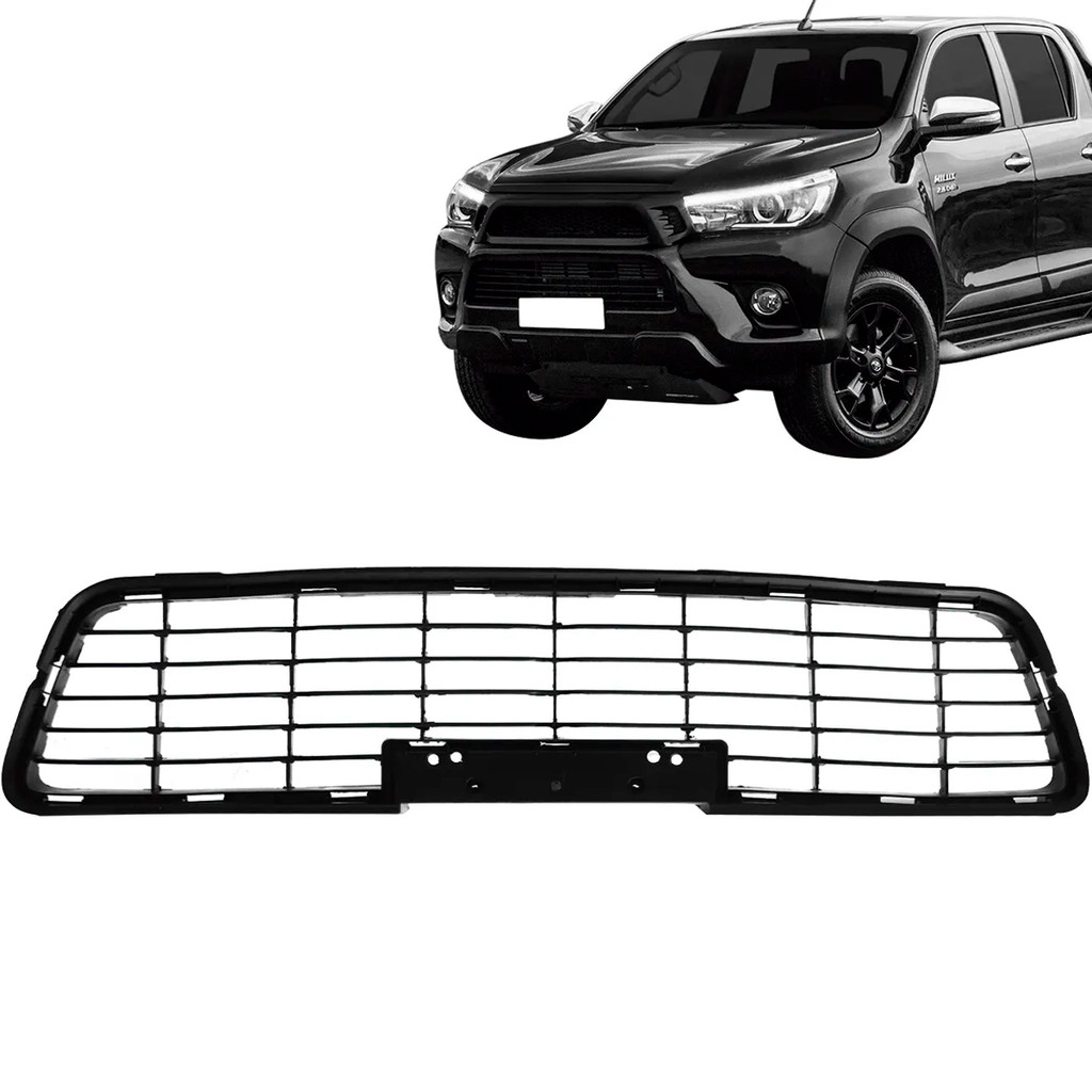 Grade Parachoque Dianteiro Hilux Pick-Up 2016 2017 2018 Central