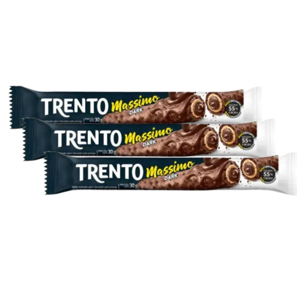Kit 3 Chocolate Trento Massimo Dark 25g