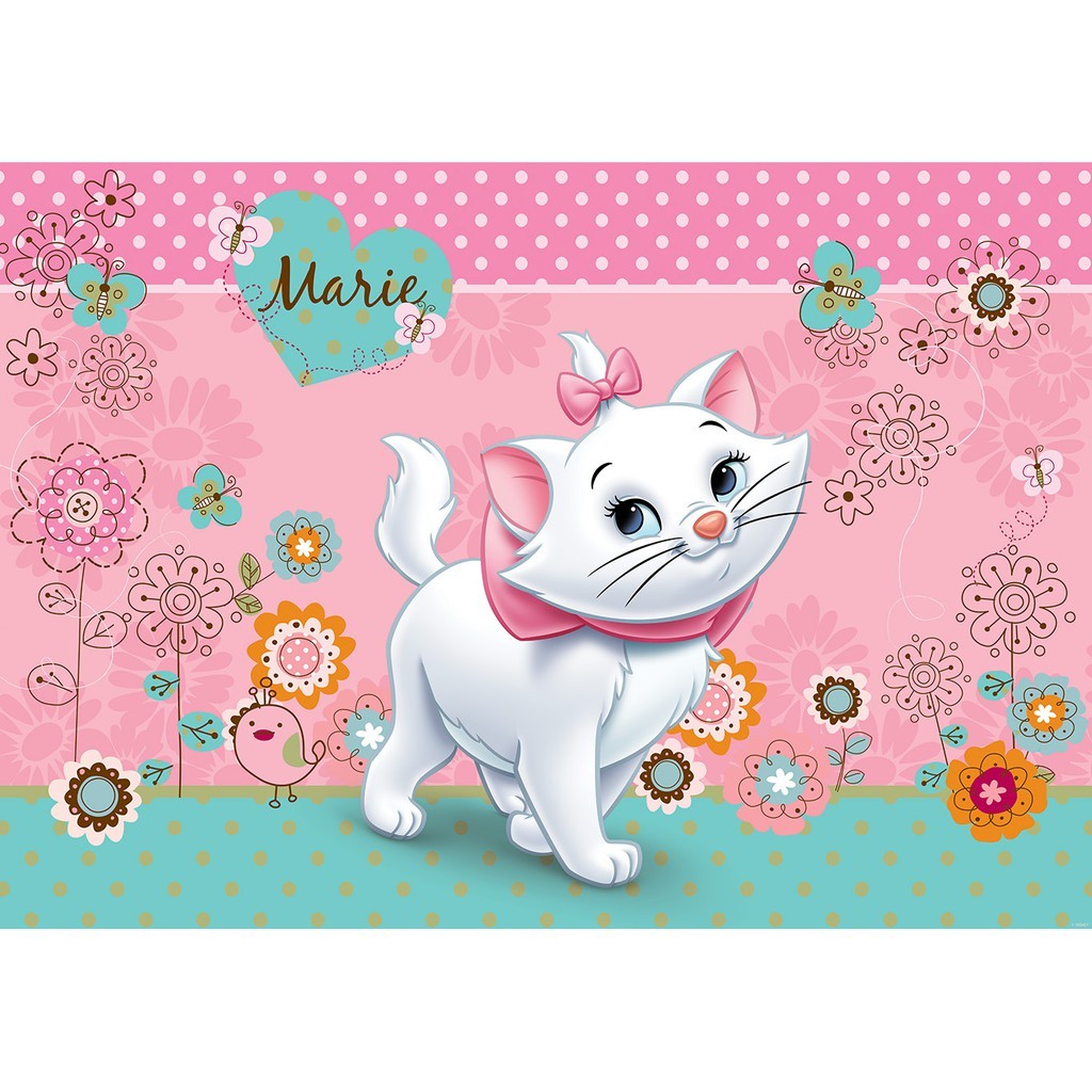 Painel Retangular Tecido Sublimado Gatinha Marie em Oferta na Shopee