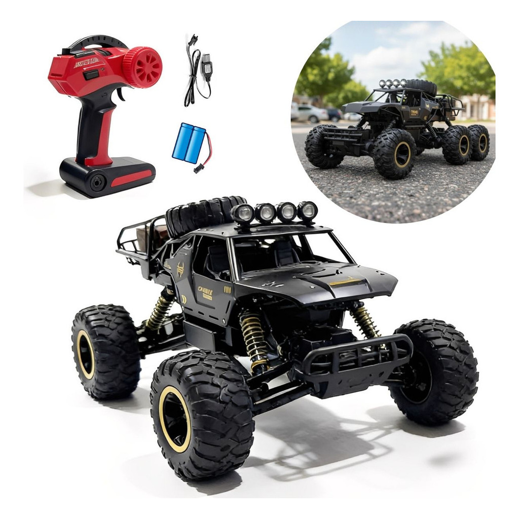 Carrinho Infantil Controle Remoto Off Road Metal Escala 1:10 Importway Alta Durabilidade e Diversão em Qualquer Terreno em Oferta na Shopee