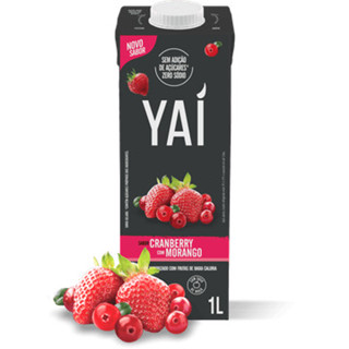 Suco Yaí Cranberry com Morango 1L em Oferta na Shopee