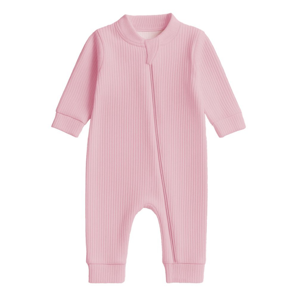 Macacão Rosa Bebe - Canelado - Bebê em Oferta na Shopee
