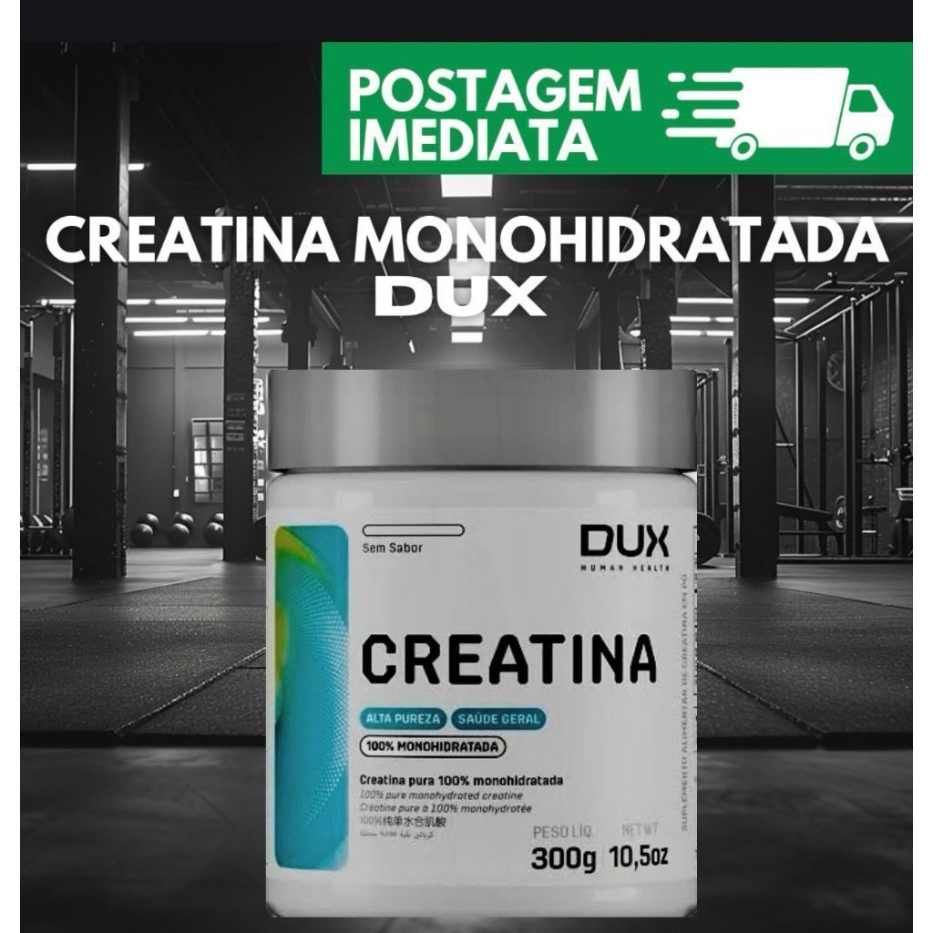 Creatina Dux Monohidratada 300g-100% Pura