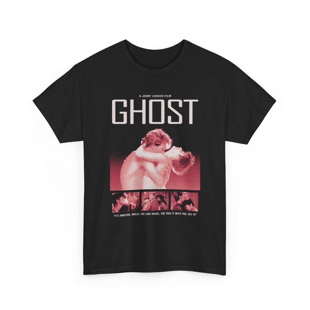 Camiseta Masculina Feminina Estampa Ghost Filme Romance T-shirt Unissex Streetwear Envio Imediato