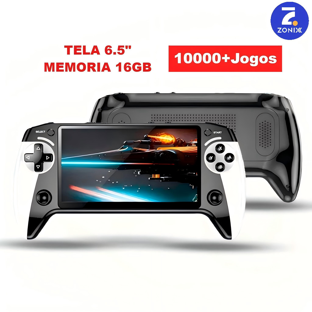 Video Game Console Portátil  LH-5  6.5" /A-8290 4.8"  PSP +10000 Jogos Retro 16GB Display de Alta Definição