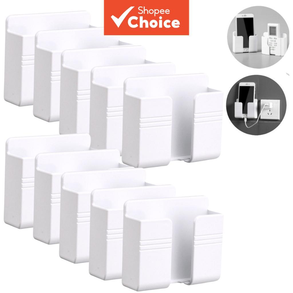Suporte para Dock de Carregamento de Celular, Suporte Adesivo para Controle Remoto, Prateleira de Armazenamento