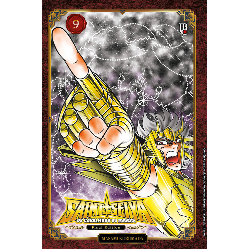 Capa do livro Mangá - Cavaleiros do Zodíaco Saint Seiya Final Edition Vol. 09 - por Masami Kurumada - Editora JBC
