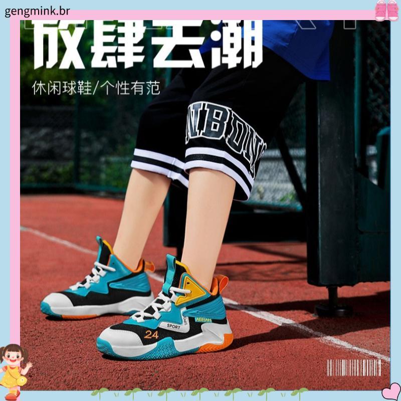 kit tênis infantil masculino tênis infantil masculino Sapatos para meninos 2024 Novos tênis de basquete para crianças