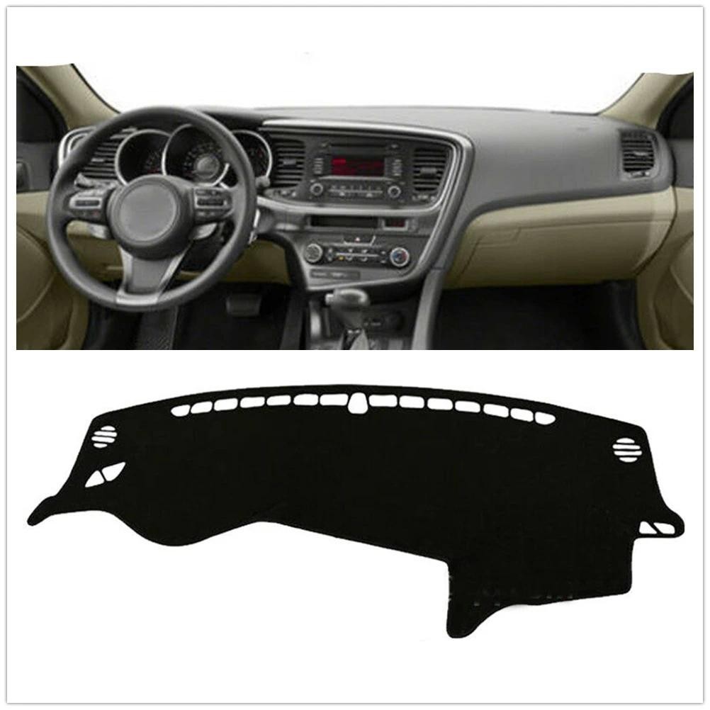 Tapete De Cobertura Do Painel Frontal Para Kia Optima/K5 2011-2015 Preto Placa De Carro À Prova De Calor Anti-Sol Escudo