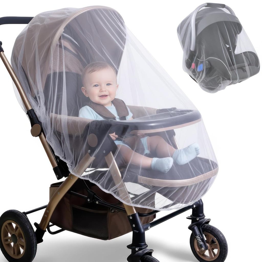 Rede Mosquiteira Universal para Bebês Backpackers para Carrinho de Bebê, Cadeira de Carro e Berço – Rede Premium para Pr